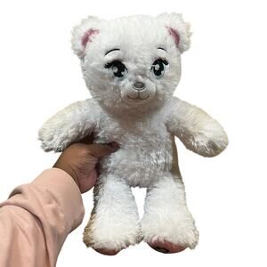 Build-A-Bear 25th Anniversary Disney Princess Inspired White Sparkle Bear